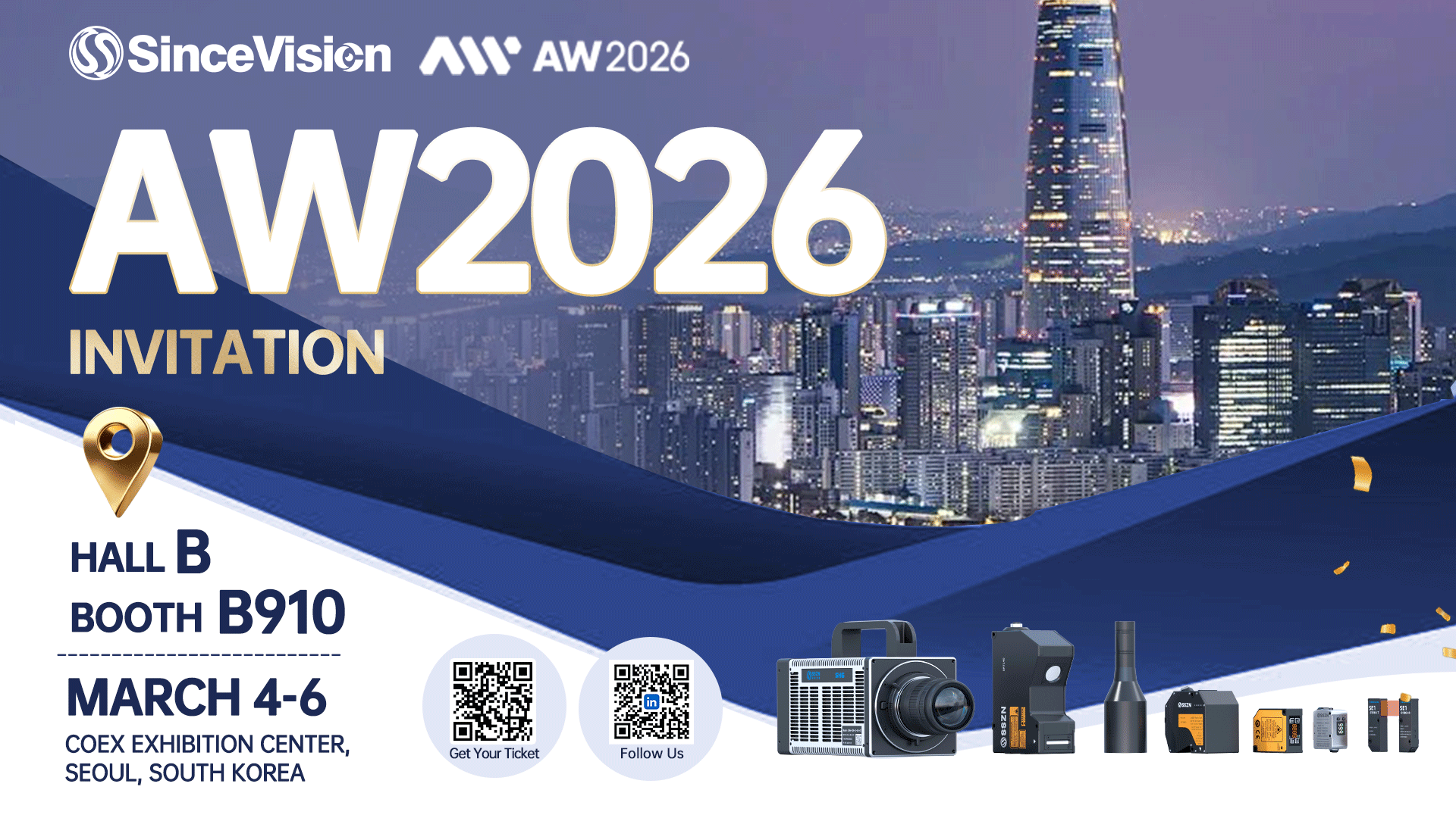  KY开元游戏集团官网SinceVision与您相约AW2026韩国首尔工业自动化展