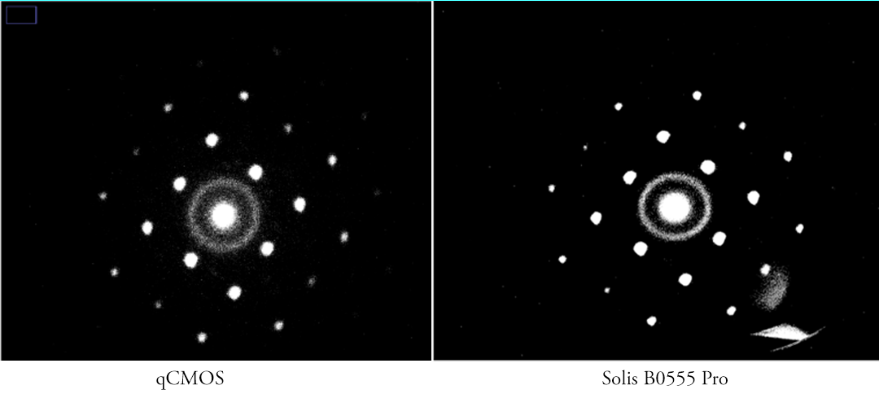 Solis B0555与 qCMOS成像对比